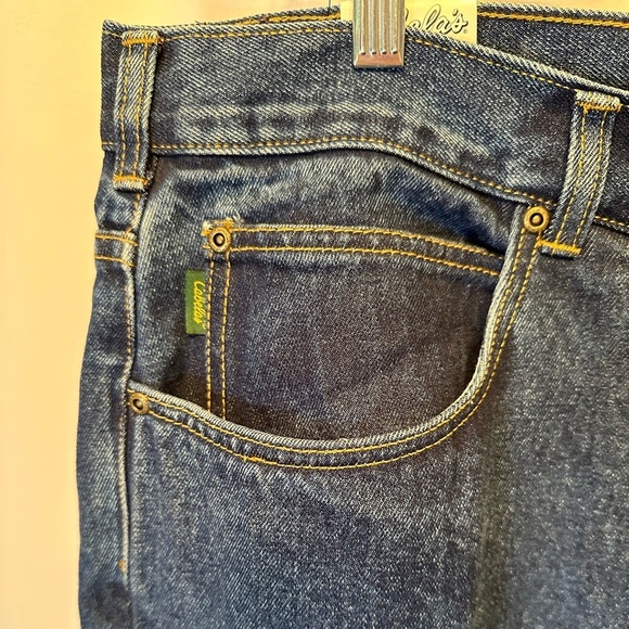 NWT Cabela’s Jeans Mens 44x30 Indigo Dark Stone Hiking Faced Upland Jeans - Picture 2 of 11